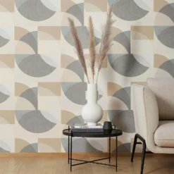 Elle Decoration Geometric Grey Cream Wallpaper 5 Elle Decoration Geometric Grey Cream Wallpaper -Haris Home Shop 13027930 9044973365084287