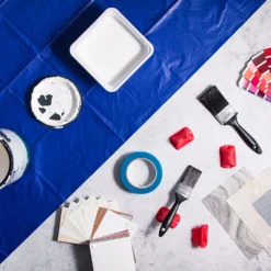 Homebuild Plastic Dust Sheet - 2.6m X 3.6m -Haris Home Shop 13033368 1825051171224965