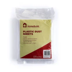 Homebuild Plastic Dustsheet 2.6m X 3.6m - 4 Pack