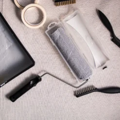 Homebuild Canvas Plastic Drop Sheet - 2.74m X 3.65m (9' X 12') -Haris Home Shop 13033380 2065051172009528