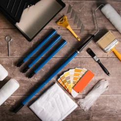 Homebuild 9" Roller Pole Set -Haris Home Shop 13033381 1375053534567170