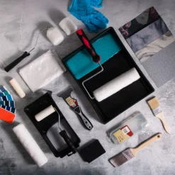 Homebuild 4" Gloss And Emulsion Mini Roller Set - 8 Set -Haris Home Shop 13033392 6955051172065931