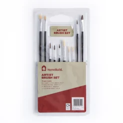 Homebuild Artist Brush Set - 10 Pack