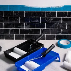 Homebuild 4" Mini Roller Paint Set - 4 Pack -Haris Home Shop 13033412 5095053535191311