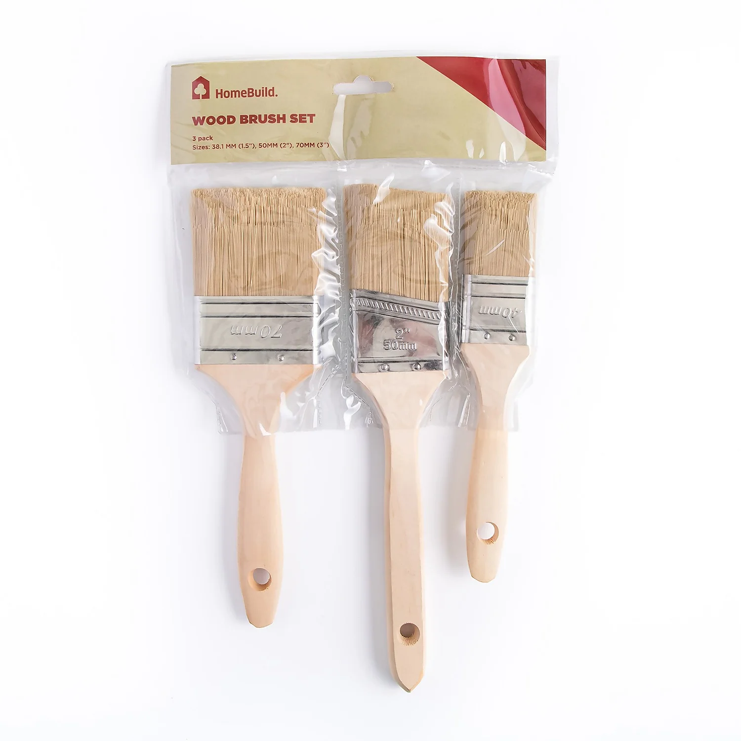 Homebuild 1" 2" 3" Woodcare Brush - 3 Pack 1 Homebuild 1" 2" 3" Woodcare Brush - 3 Pack