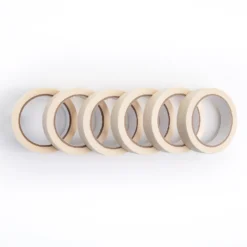 Homebuild Masking Tape 24mm X 25m - 6 Pack -Haris Home Shop 13118975 1625051169592089