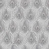 Organic Textures Peacock Grey Wallpaper