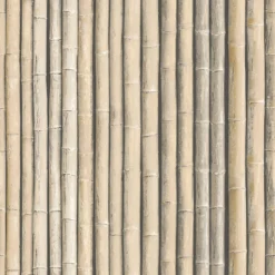 Organic Textures Bamboo Brown Wallpaper Sample