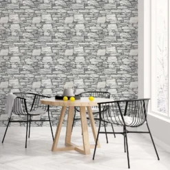 Organic Textures Organic Slate Grey Wallpaper Sample -Haris Home Shop 13135591 1914871561760534