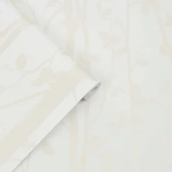 Laura Ashley Cottonwood Pearlescent White Wallpaper -Haris Home Shop 13135785 2064871513733339