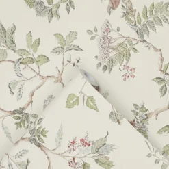 Laura Ashley Elderwood Natural Wallpaper -Haris Home Shop 13135790 1664871506586493