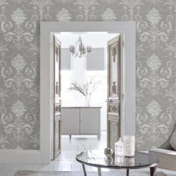 Laura Ashley Josette Steel Wallpaper -Haris Home Shop 13135828 1174871508122538