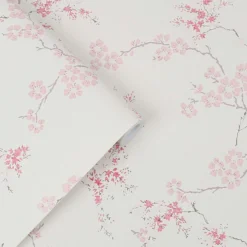 Laura Ashley Oriental Blossom Blush Wallpaper -Haris Home Shop 13135831 4974871508665976