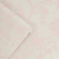 Laura Ashley Oriental Garden Pearlescent Chalk Pink Wallpaper -Haris Home Shop 13135835 1334871509360059