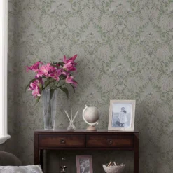 Laura Ashley Parterre Sage Wallpaper -Haris Home Shop 13135847 6174871509436544