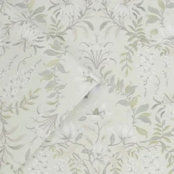 Laura Ashley Parterre Sage Wallpaper -Haris Home Shop 13135847 8484871509479405