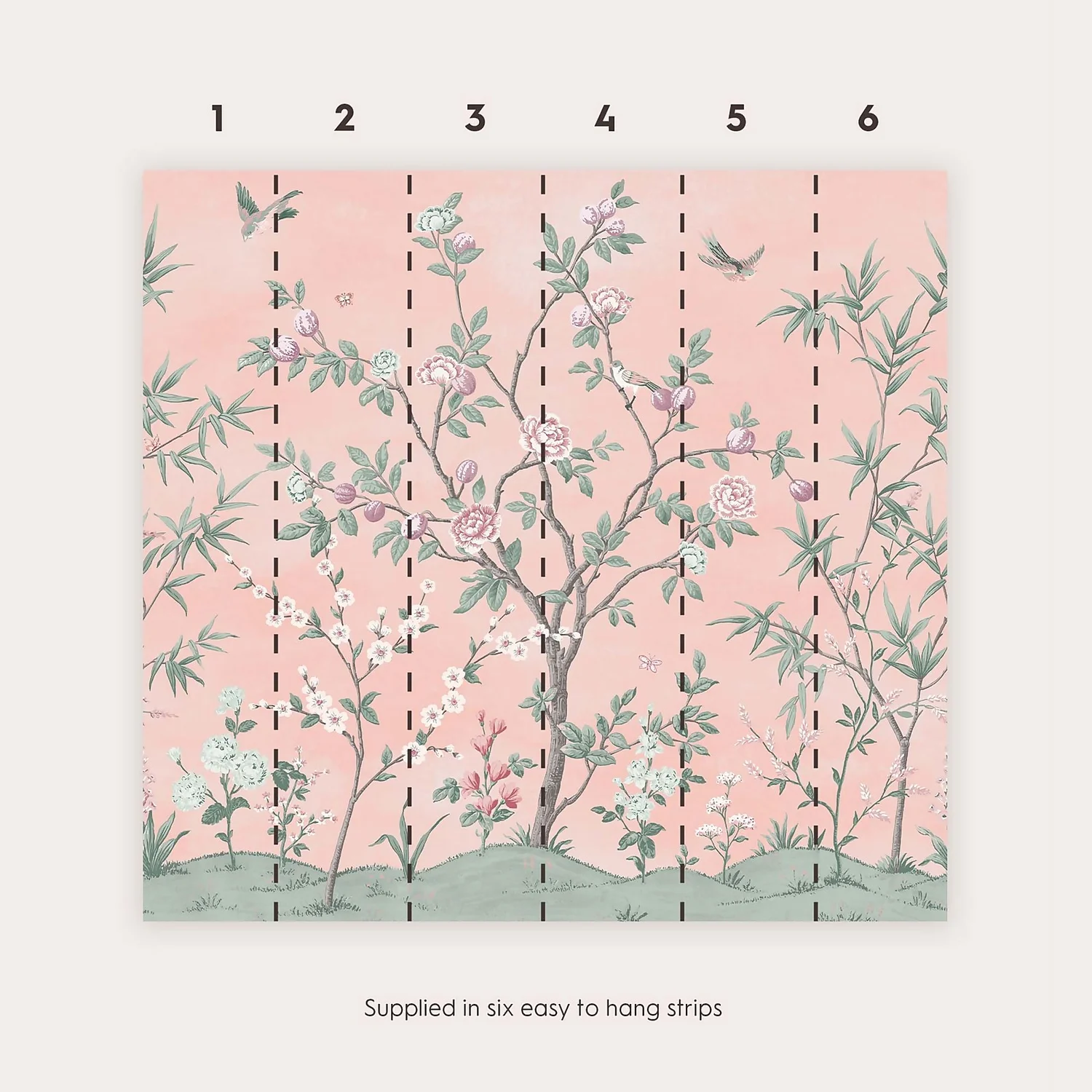 Laura Ashley Eglantine Paste The Wall Mural 3 Laura Ashley Eglantine Paste The Wall Mural - Image 3