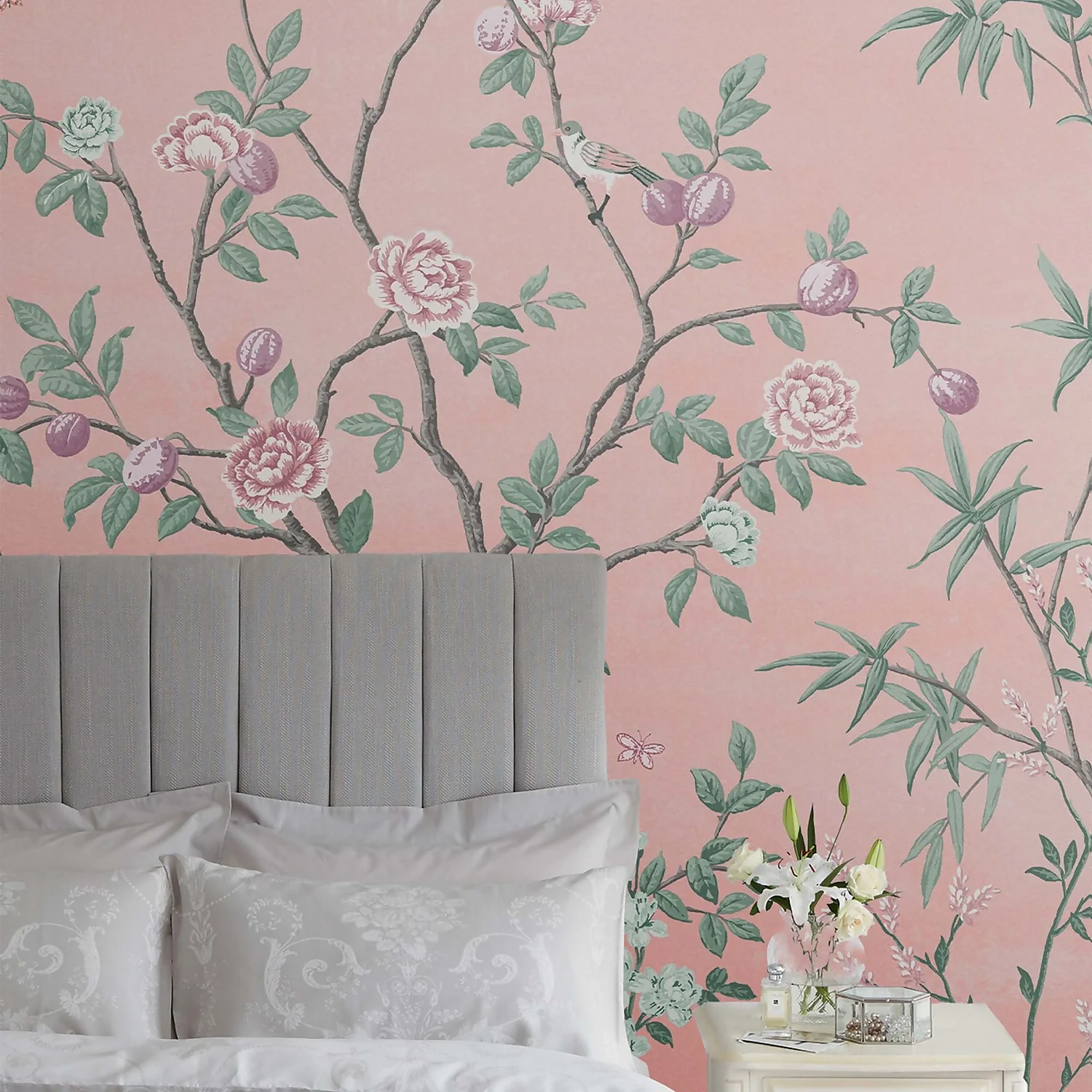 Laura Ashley Eglantine Paste The Wall Mural 2 Laura Ashley Eglantine Paste The Wall Mural - Image 2