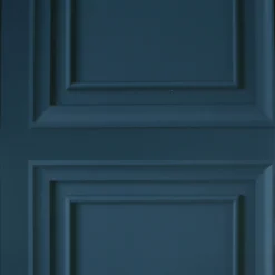 Wood Panel Wallpaper Navy