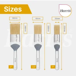 Harris Seriously Good Woodwork Stain & Varnish Paint Brush 3 Pack -Haris Home Shop 13326109 1165045984165796