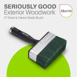 Harris Seriously Good Shed & Fence 5in Paint Brush -Haris Home Shop 13326118 3375045983177587