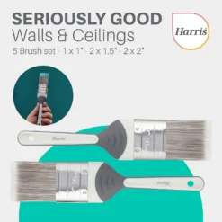 Harris Seriously Good Walls & Ceilings Paint Brush 5 Pack -Haris Home Shop 13420123 5125045983795053