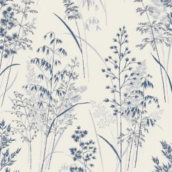 Next Leaf Sprigs Blue Wallpaper -Haris Home Shop 13827393 2794969283165532