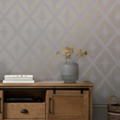 Next Deco Triangle Grey Wallpaper -Haris Home Shop 13827398 7094969280309160
