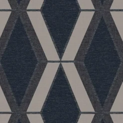 Next Optical Triangle Navy Wallpaper 6 Next Optical Triangle Navy Wallpaper -Haris Home Shop 13827404 1744969468002936