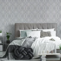 Next Luxe Eclipse Grey Wallpaper -Haris Home Shop 13827406 3514969460585808