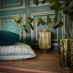 Belgravia Décor Forbidden Fruit Panel Smooth Green Wallpaper -Haris Home Shop 13909596 1224981681269732