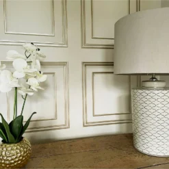 Belgravia Décor Forbidden Fruit Panel Smooth Cream Wallpaper A4 Size Sample -Haris Home Shop 13909640 1224983498948306