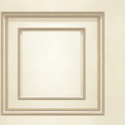 Belgravia Décor Forbidden Fruit Panel Smooth Cream Wallpaper A4 Size Sample