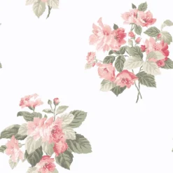 Galerie Floral Bouquet Pink Wallpaper