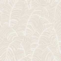 Galerie Palm Leaf Taupe A4 Wallpaper Sample