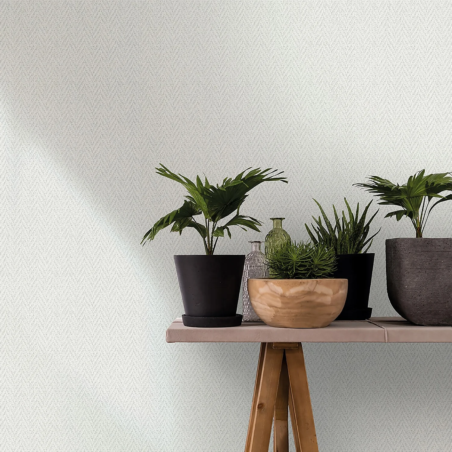 Galerie Sisal Weave Light Grey Large Wallpaper Sample 2 Galerie Sisal Weave Light Grey Large Wallpaper Sample - Image 2