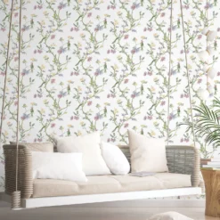 Galerie Chinoiserie Bird Multicoloured Large Wallpaper Sample -Haris Home Shop 13910637 1404994887192206