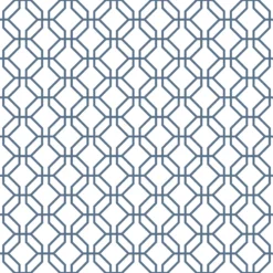 Galerie Honeycomb Trellis Blue Large Wallpaper Sample