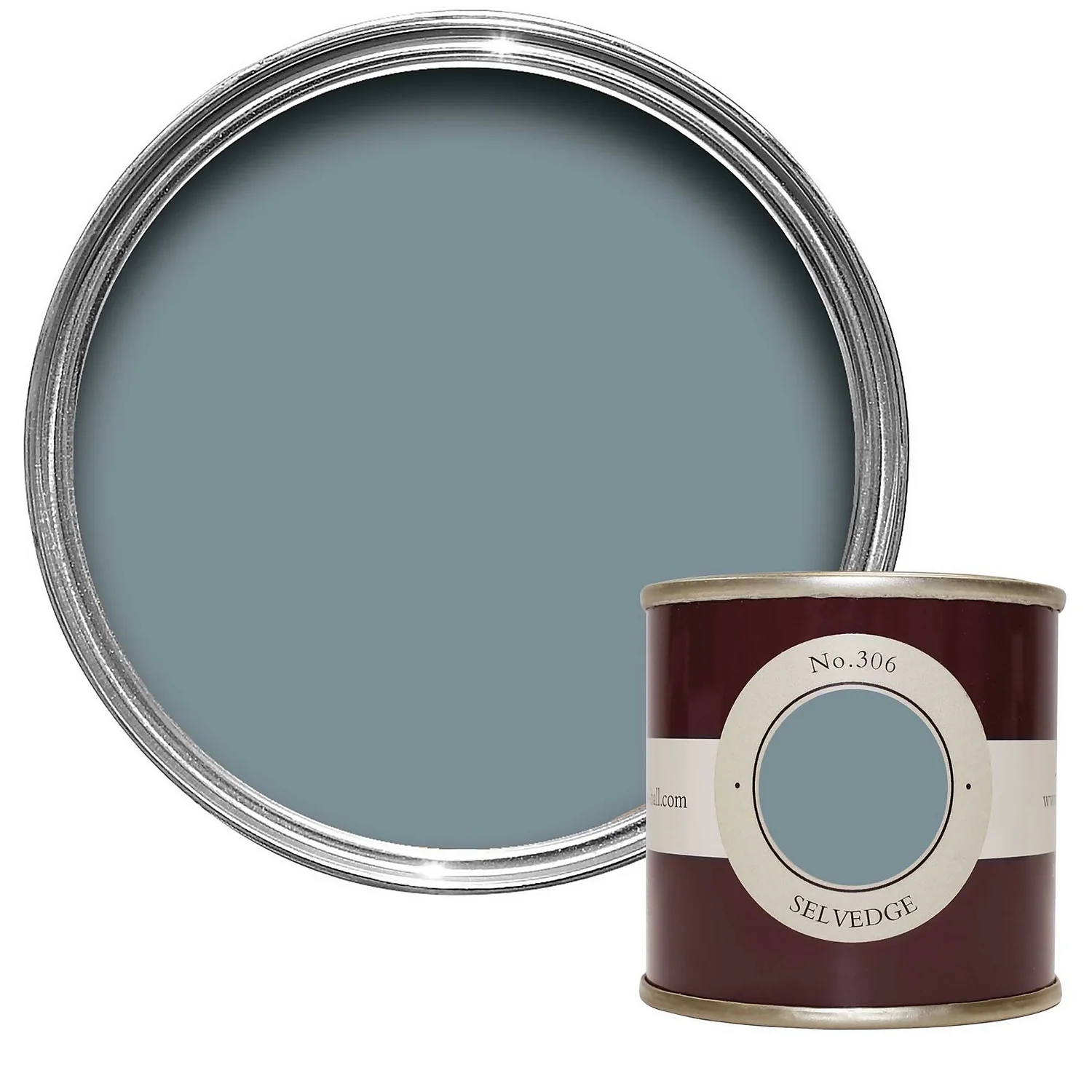 Farrow & Ball Estate Matt Emulsion Paint No.306 Selvedge - Tester 100ml 1 Farrow & Ball Estate Matt Emulsion Paint No.306 Selvedge - Tester 100ml