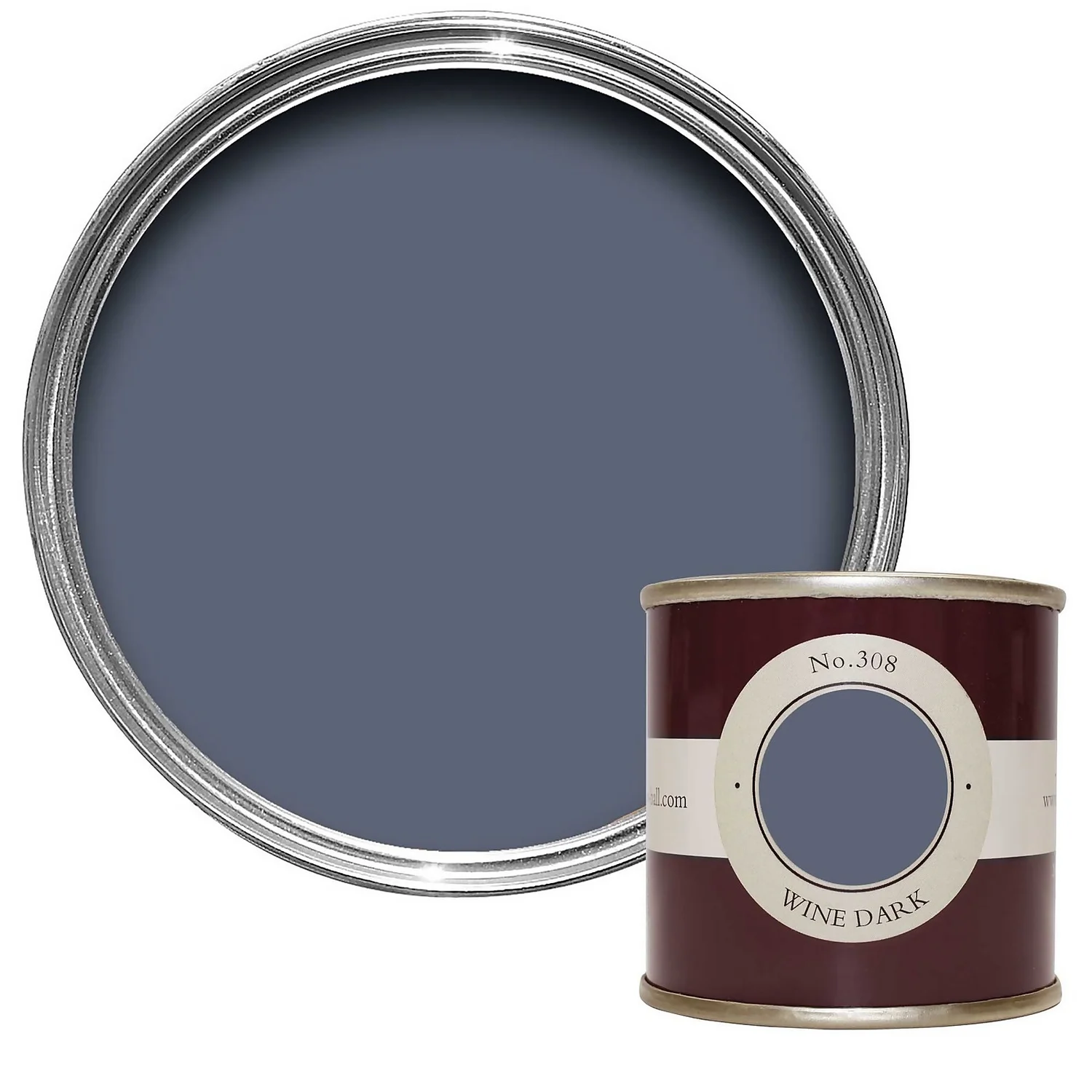 Farrow & Ball Estate Matt Emulsion Paint No.308 Wine Dark - Tester 100ml 1 Farrow & Ball Estate Matt Emulsion Paint No.308 Wine Dark - Tester 100ml