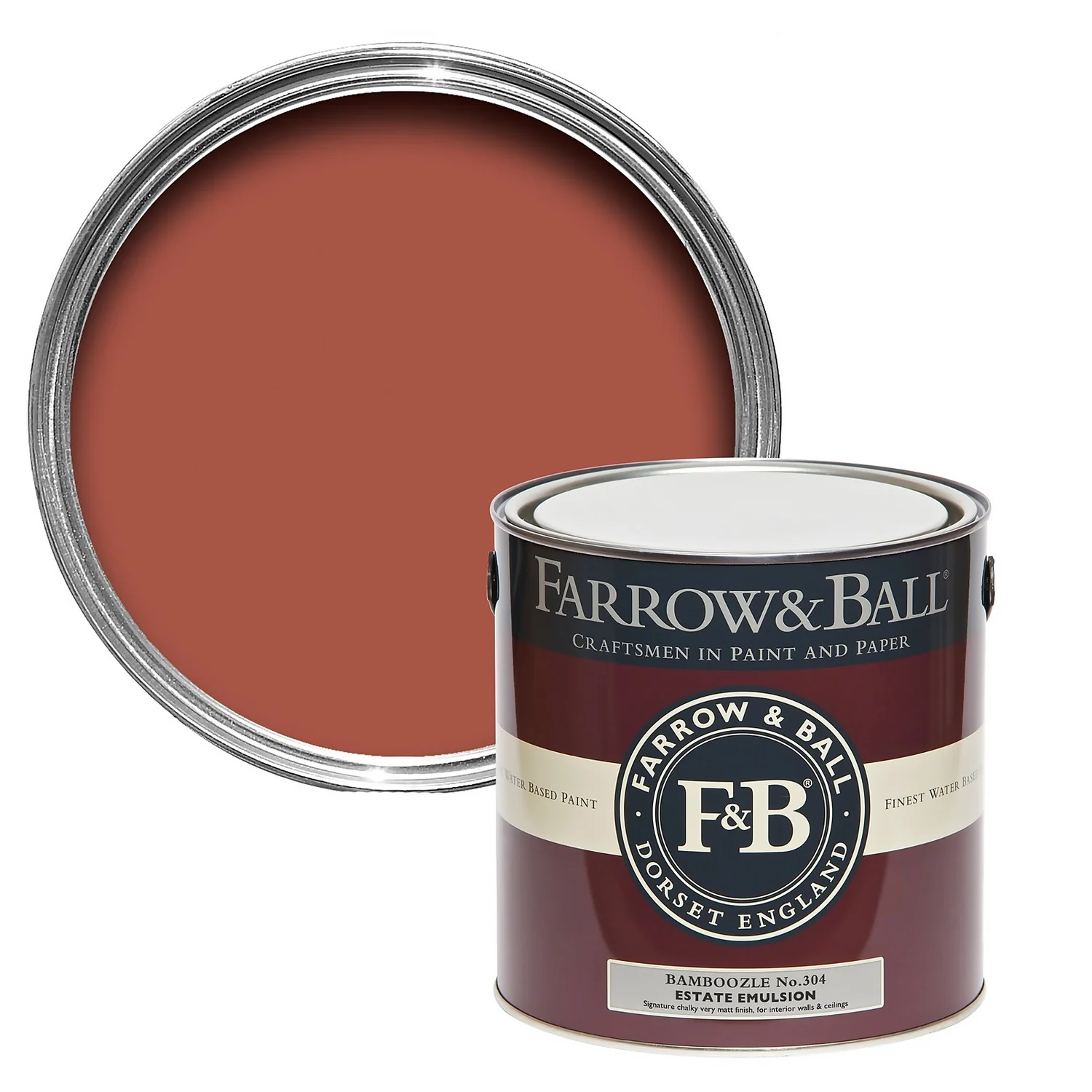 Farrow & Ball Estate Matt Emulsion Paint No.304 Bamboozle - 2.5L 1 Farrow & Ball Estate Matt Emulsion Paint No.304 Bamboozle - 2.5L
