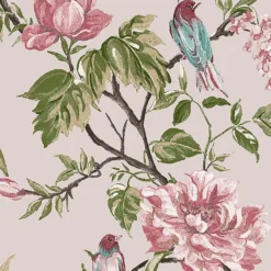Next Birds & Blooms Mauve Wallpaper -Haris Home Shop 13956051 1734998026041854