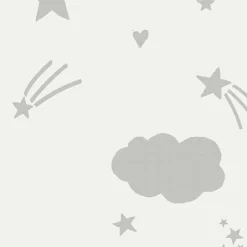 Next Moon & Stars Grey Wallpaper -Haris Home Shop 13956083 8614998026267292