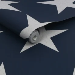 Next Stars Navy Blue Wallpaper -Haris Home Shop 13956086 9014998026178918