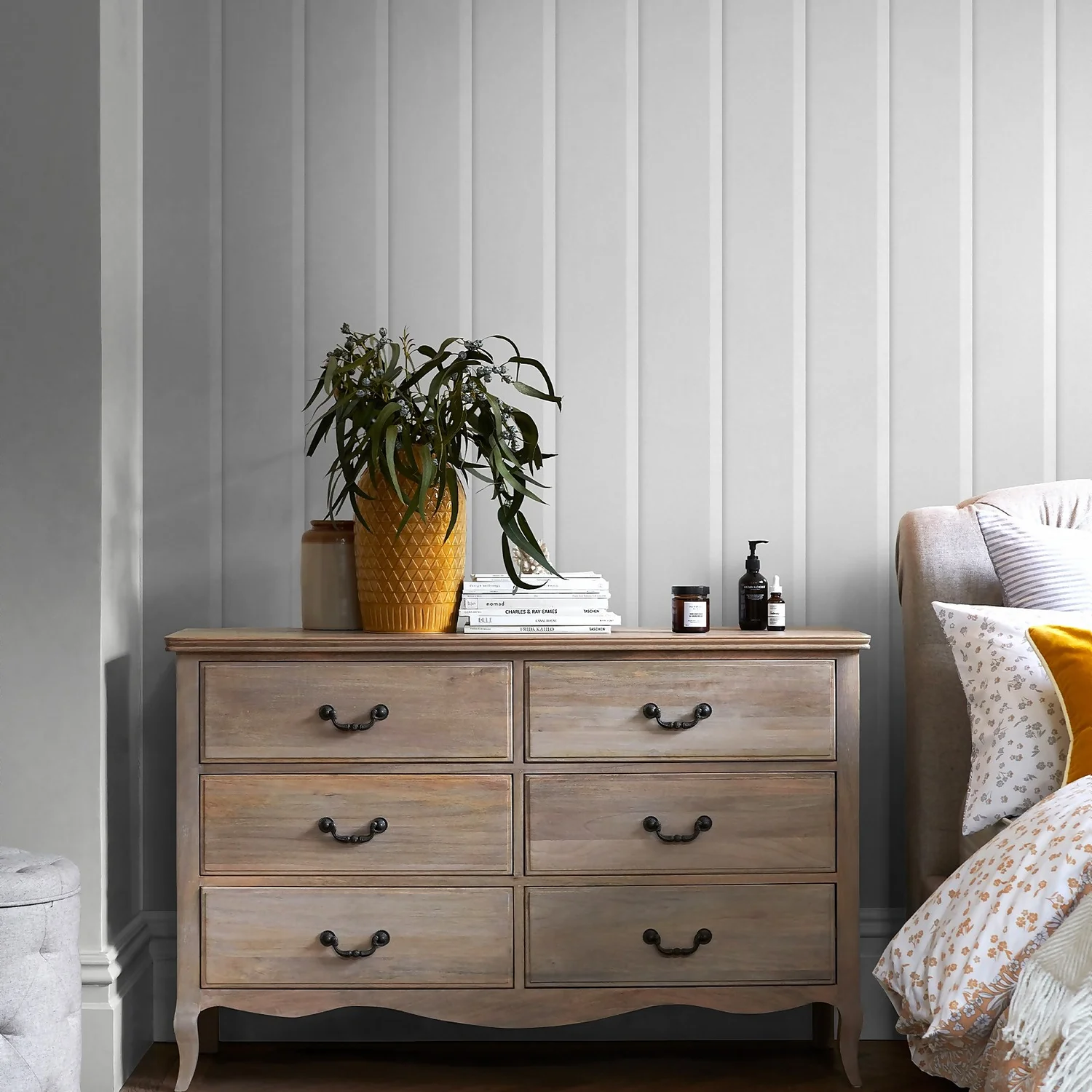 Next Country Vertical Panel Grey Wallpaper 2 Next Country Vertical Panel Grey Wallpaper - Image 2