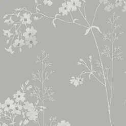 Next Leaf Grey Wallpaper -Haris Home Shop 13960877 6174998027330294