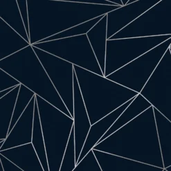 Next Scatter Geo Navy Wallpaper