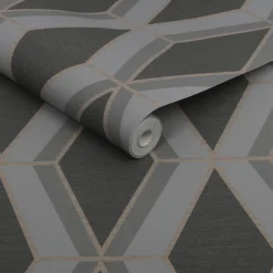 Next Optical Triangle Grey Wallpaper 6 Next Optical Triangle Grey Wallpaper -Haris Home Shop 13960886 1564998027057852