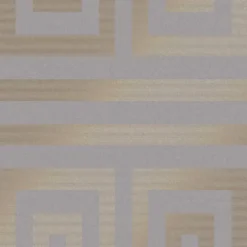 Next Metallic Greek Key Grey Wallpaper -Haris Home Shop 13960889 9344998026689074