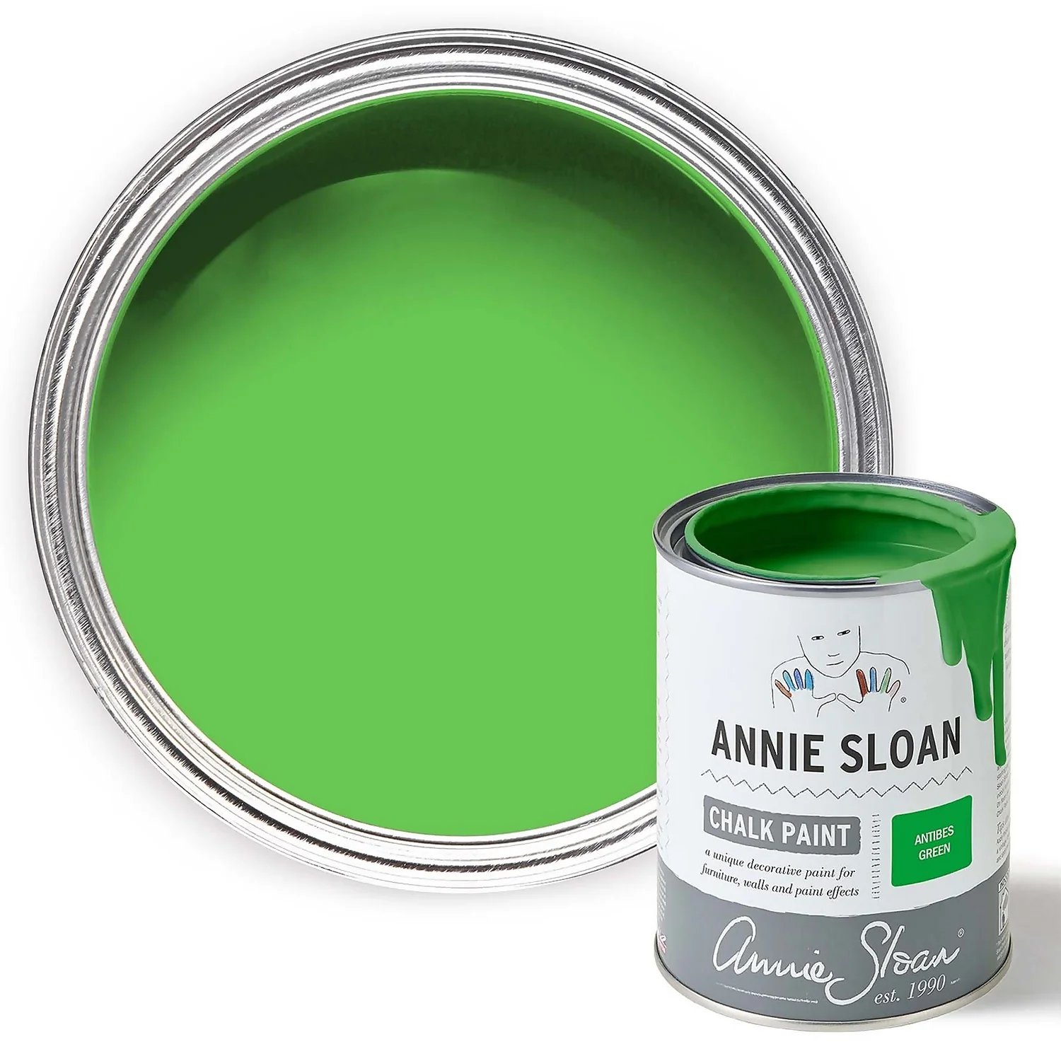 Annie Sloan Antibes Green Chalk Paint - 1L 1 Annie Sloan Antibes Green Chalk Paint - 1L